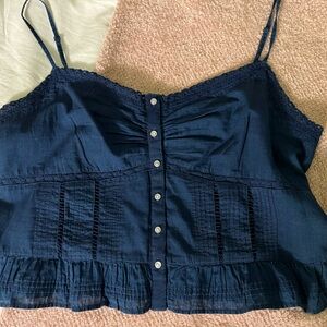 American Eagle Outfitters Dark Blue Top